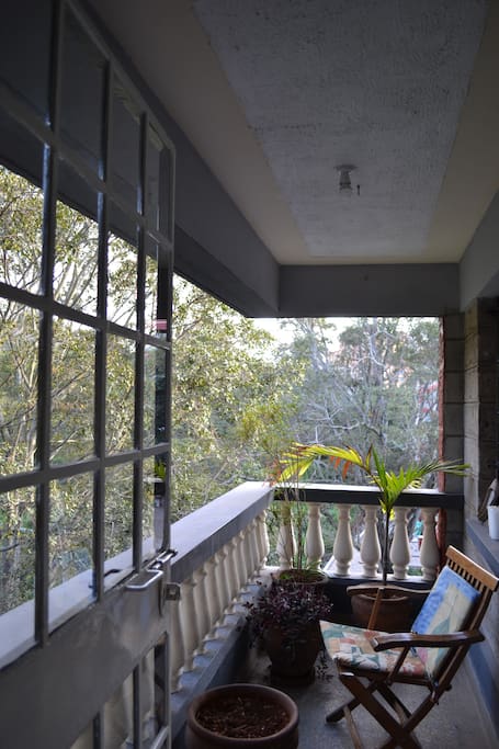 Peaceful balcony