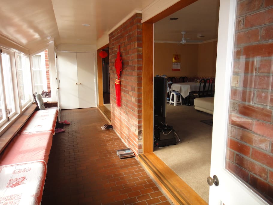 entry door at backhouse