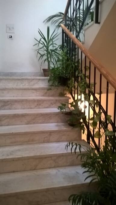 ..la comoda scala di accesso