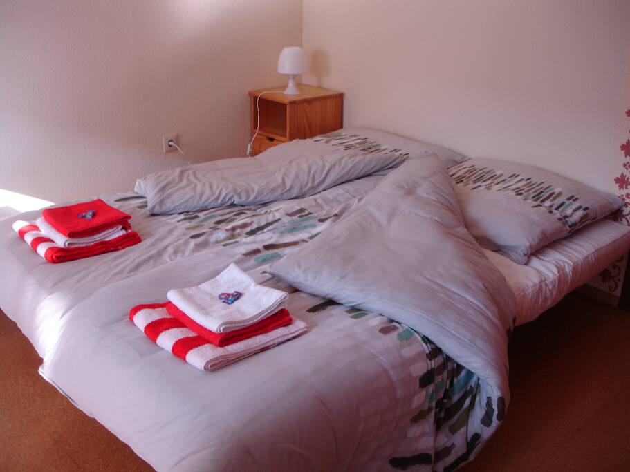 Ausziehbare Couch im Wohnzimmer