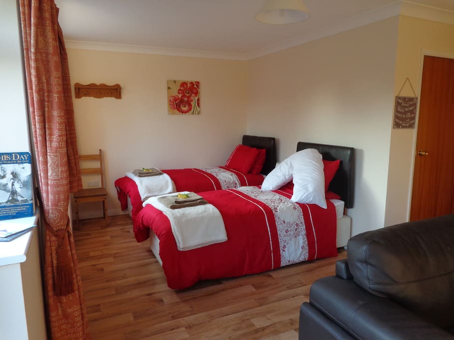 Twin single beds