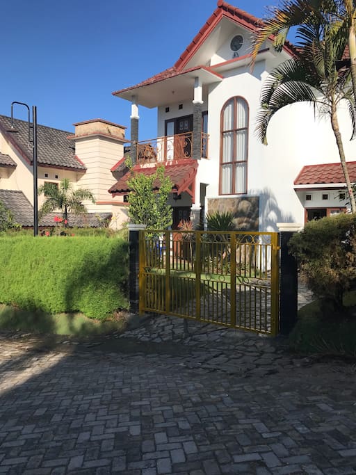 The front villa look