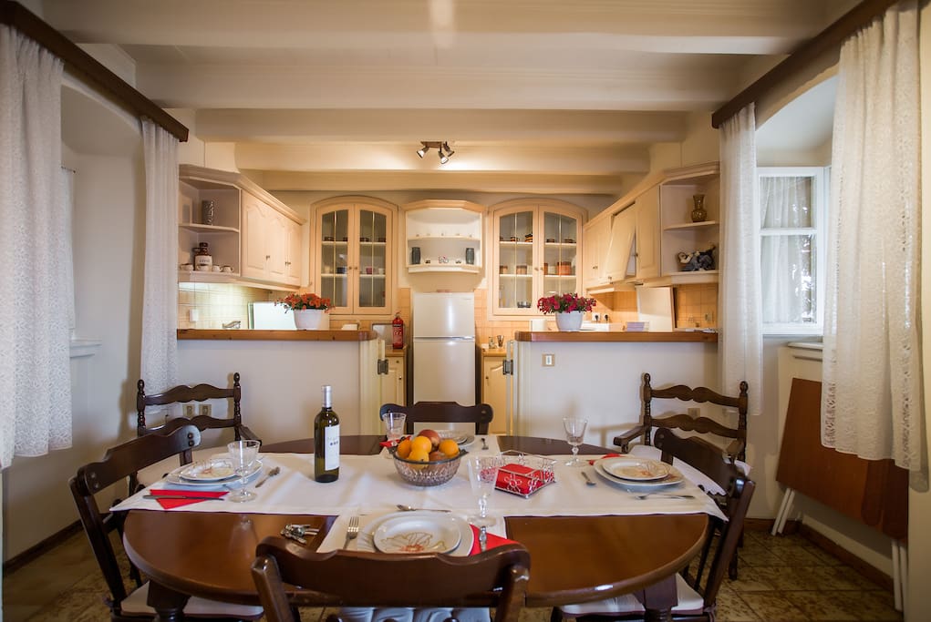 Kitchen and dining room