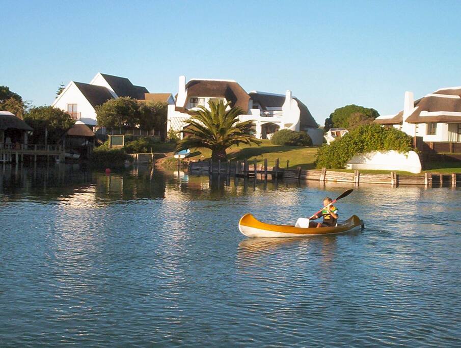 Boating on the 6 km of canals