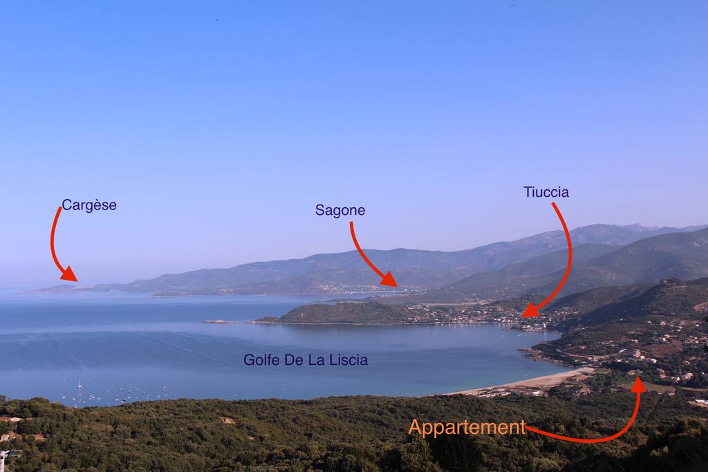 Situé à 25 Km d'Ajaccio