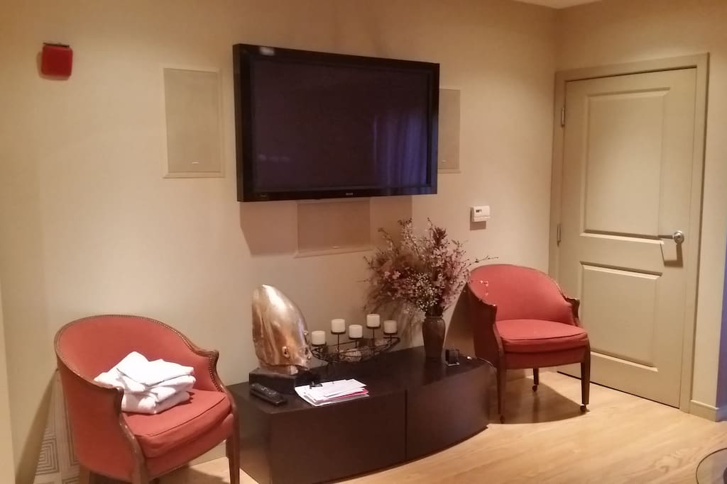 Living Room - 48" plasma TV