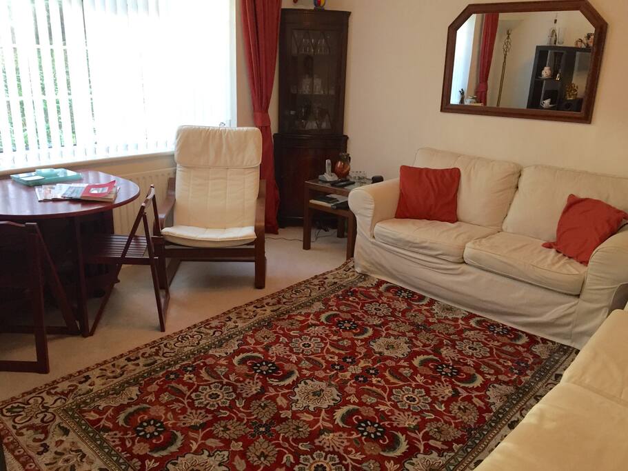 Spacious comfortable lounge.