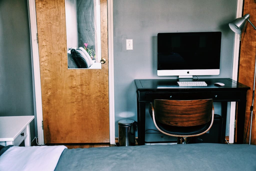 iMac will not be there, but should give you a sense of how large the desk is.