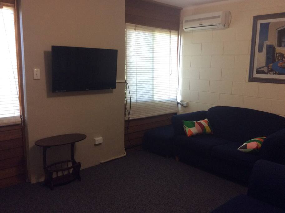 Digital TV, DVD Player, 2 x 2 seater couches
