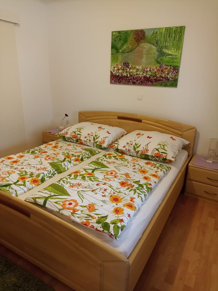 Chumba cha 2 kilicho na bafu, wc na roshani