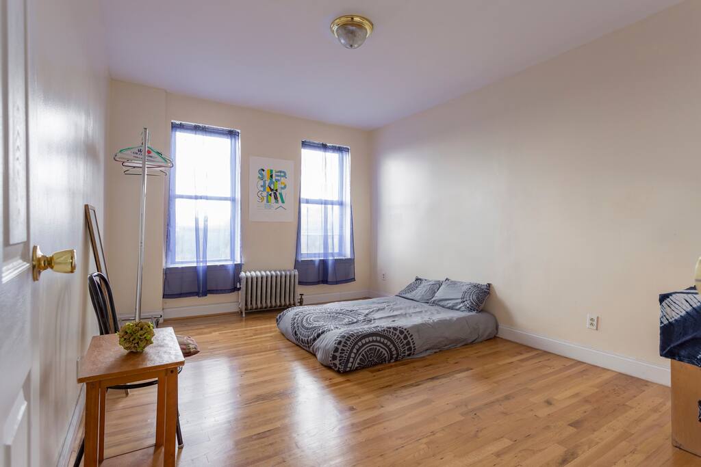 Enjoy the south-facing windows and beautiful view of the Sunny Sanctuary.