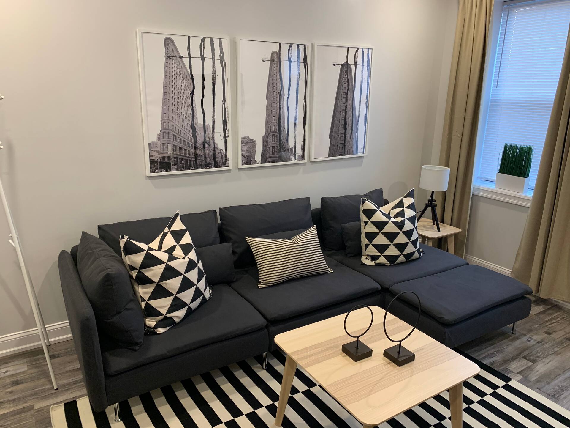 3bed Apt Partial NYC view, 20 Min to Time Square