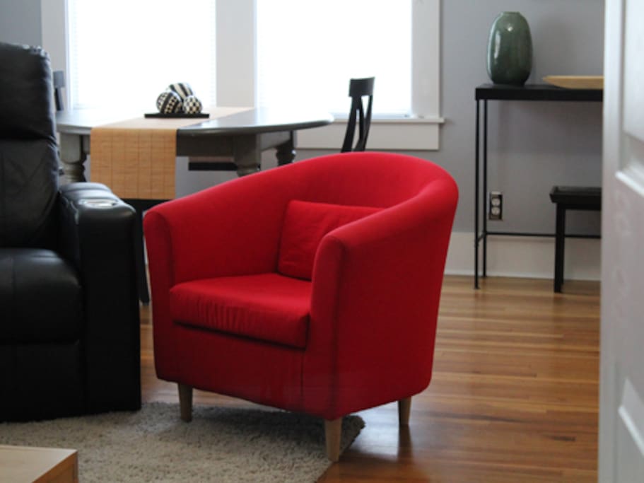 Modern and comfortable furniture.