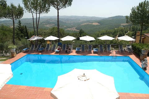 Annuncio Airbnb popolare: Romantic Apt in the heart of Chianti (with Tennis) a Barberino Tavarnelle