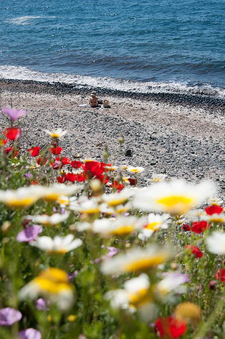 Choklaki , the local beach
