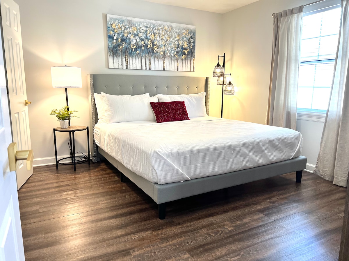 Hoofdslaapkamer 2, kingsize bed