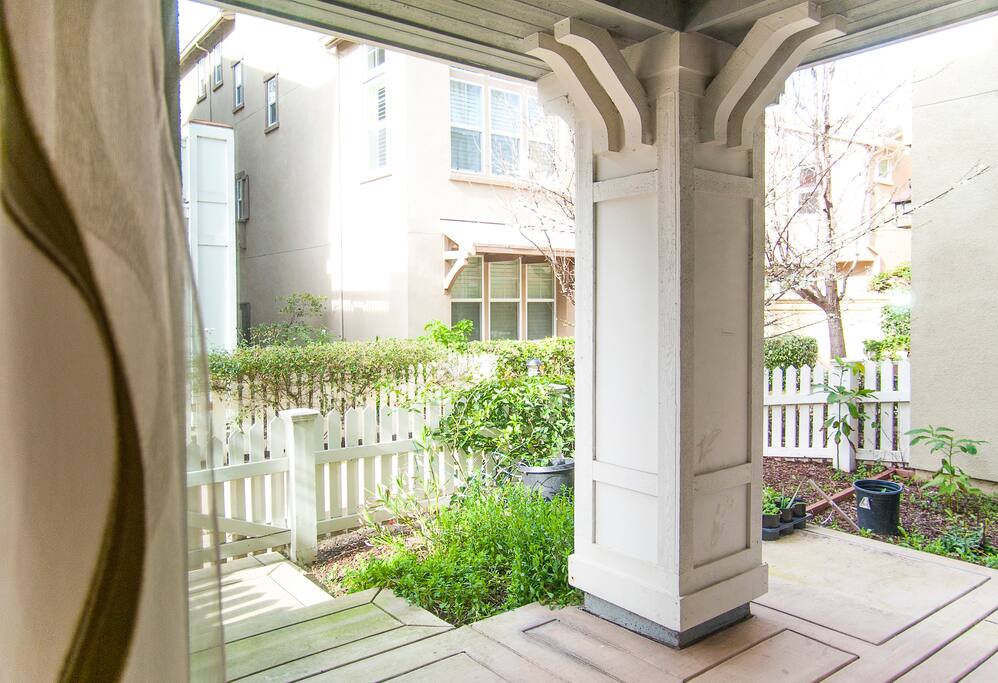 Garden view.