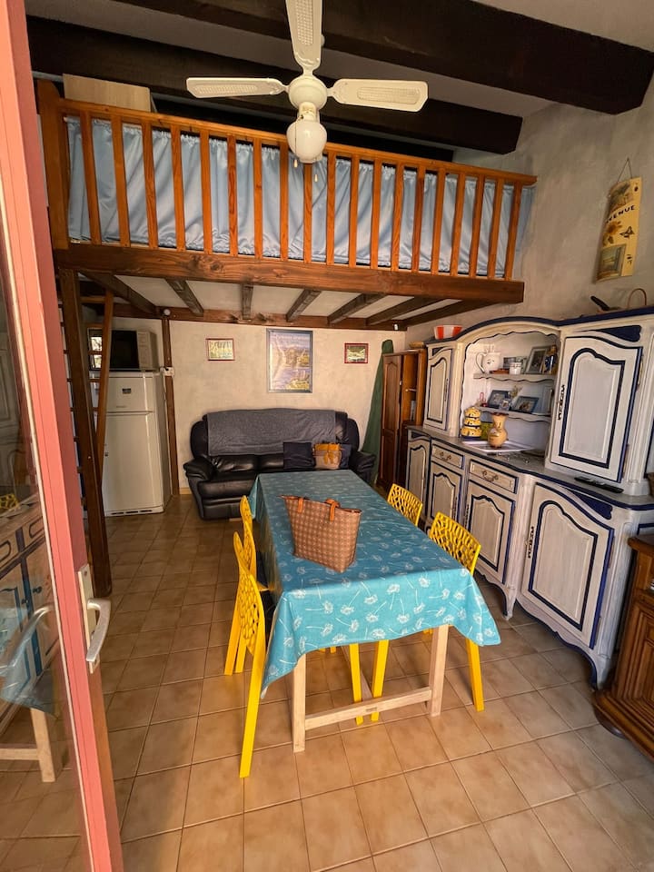 Villa T2 Mezzanine Entre Mer Et éTang Climatisée - Le Barcarès