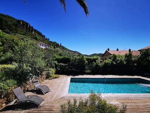 Charming house with heated pool