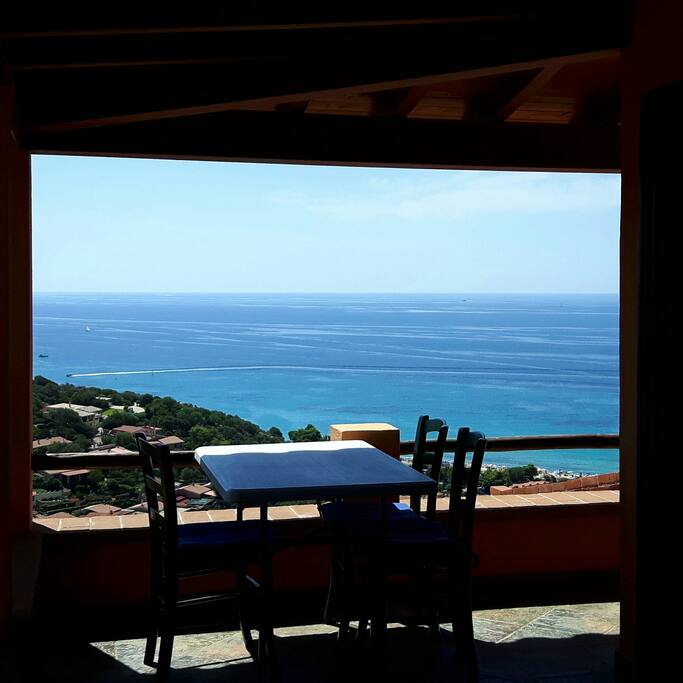 Vista panoramica dalla casa