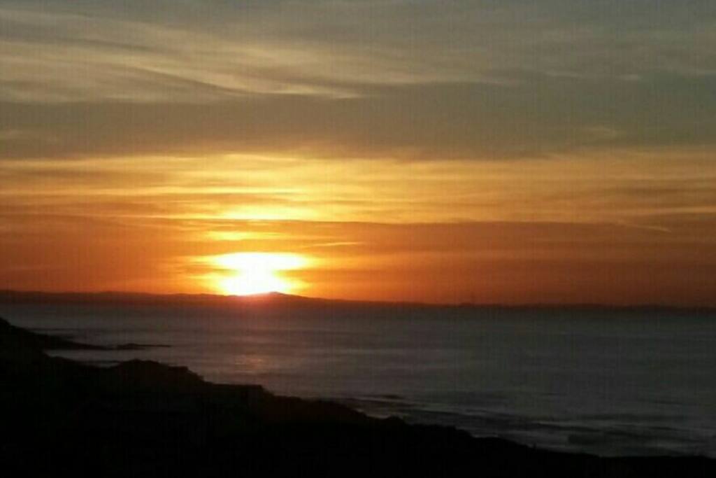 tramonto in inverno