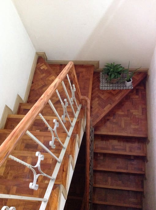 Stairs to third floor of the house