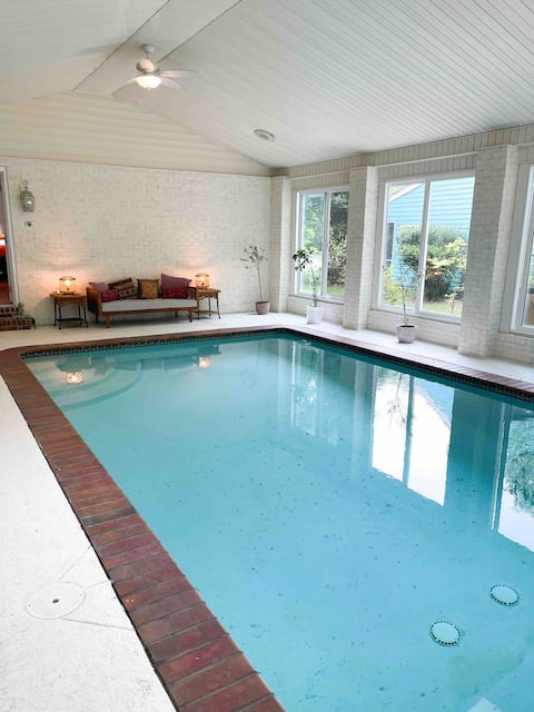 Beach House with indoor pool!