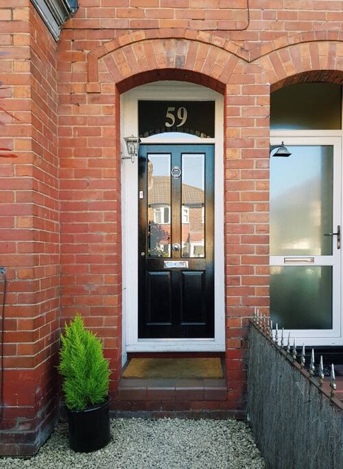Hardwood Victorian style door