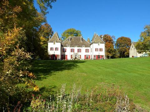 Chazelles Castle (Puy de Sancy view)