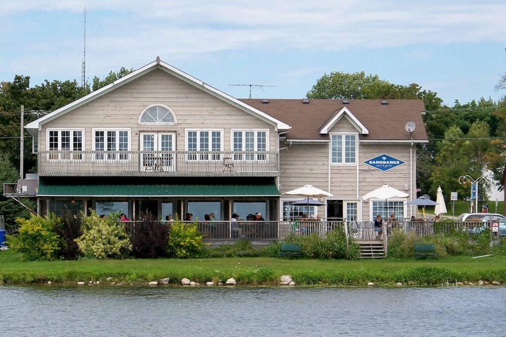 View of the Condo Balcony (Second Floor) from the Harbour