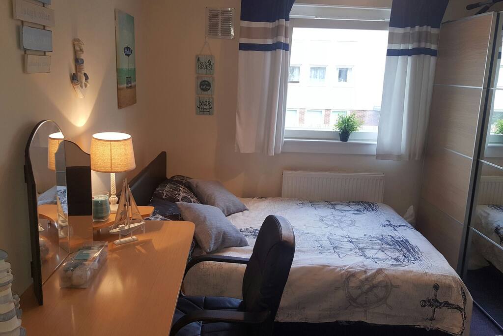 Newly decorated guest room!