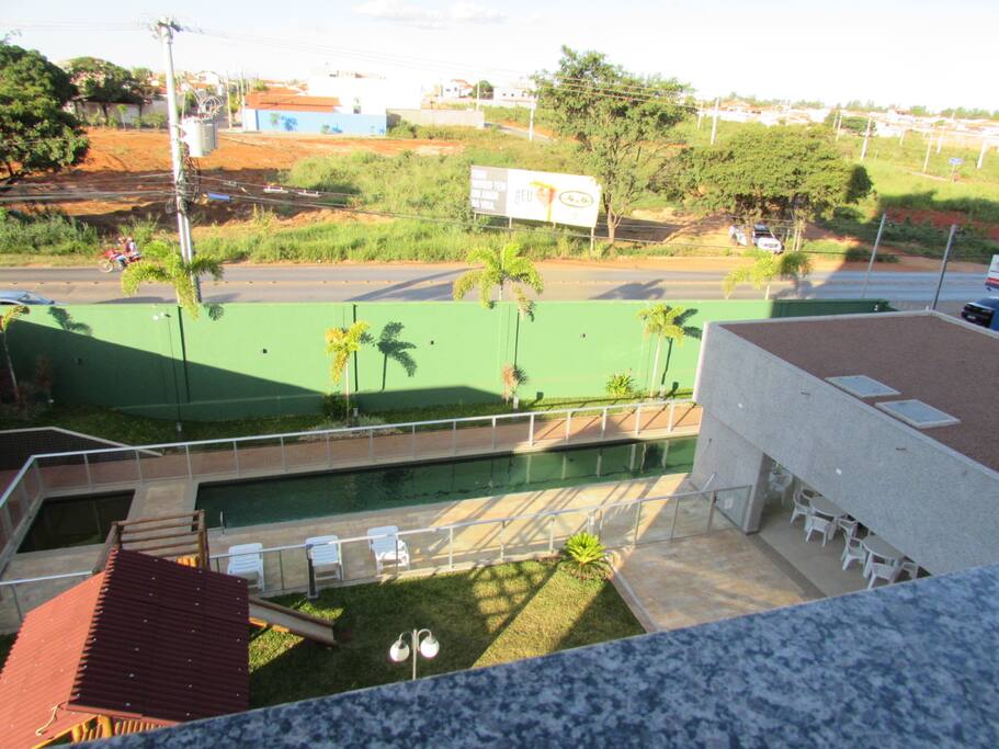 Vista da Janela para piscina (4º Andar)