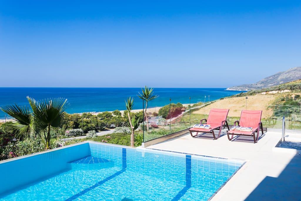Luxuriate Sea views from the pool area!
