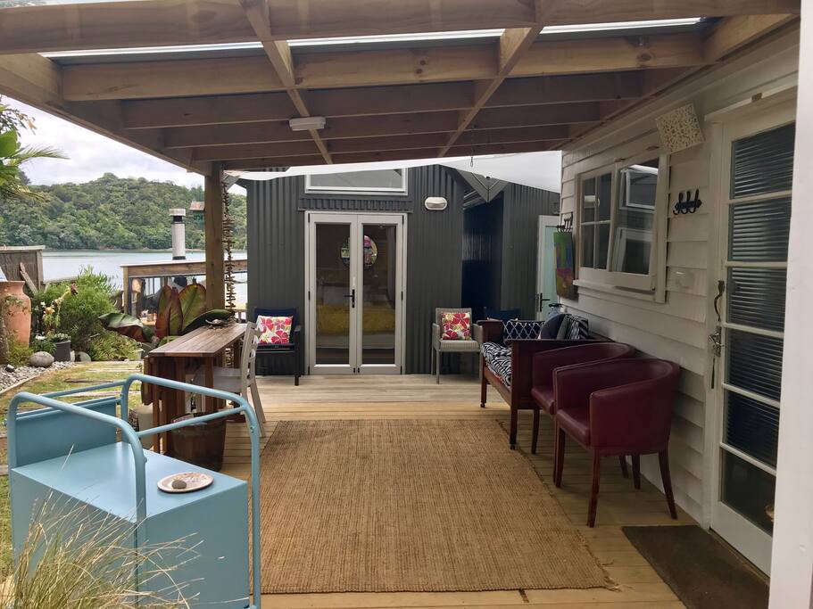 Guests shared deck area