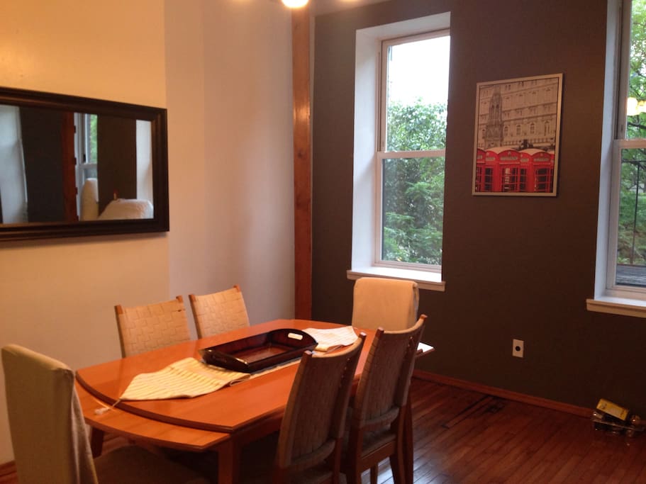 Plenty of Light Shines through out Apartment during Day