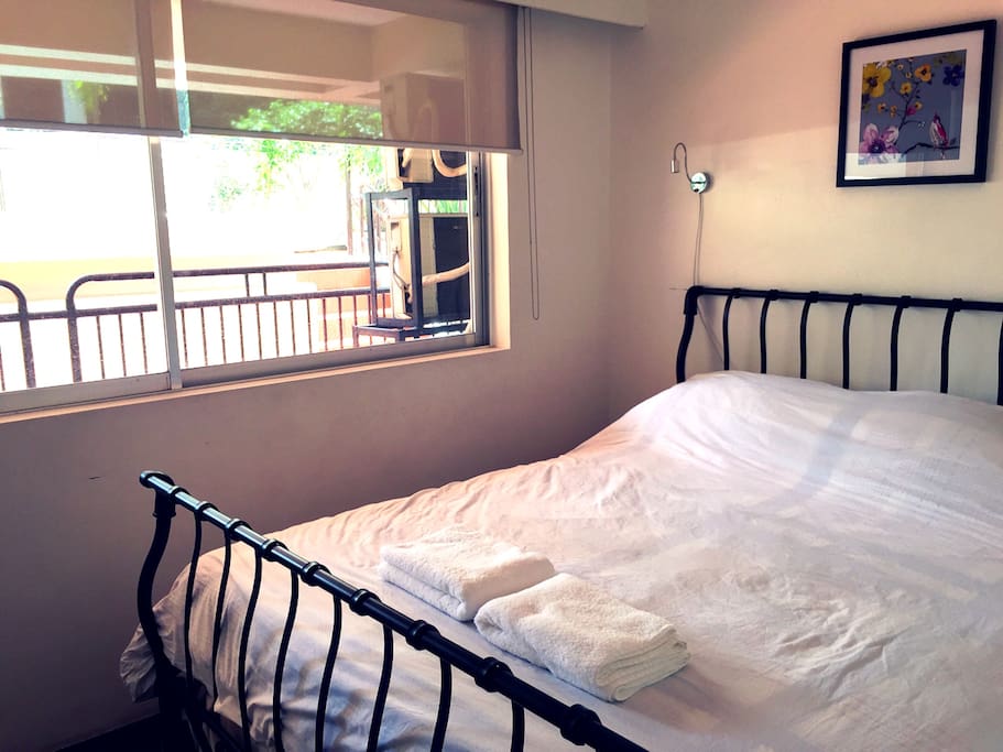 The Master's bedroom is perfect for a quiet night in