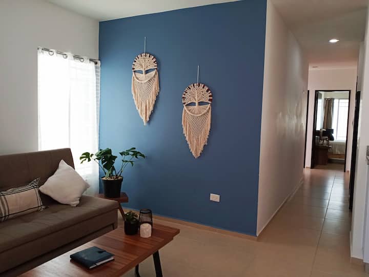 Alberca Privada C/ Estacionamiento/apto A 20 Mins - Cancún
