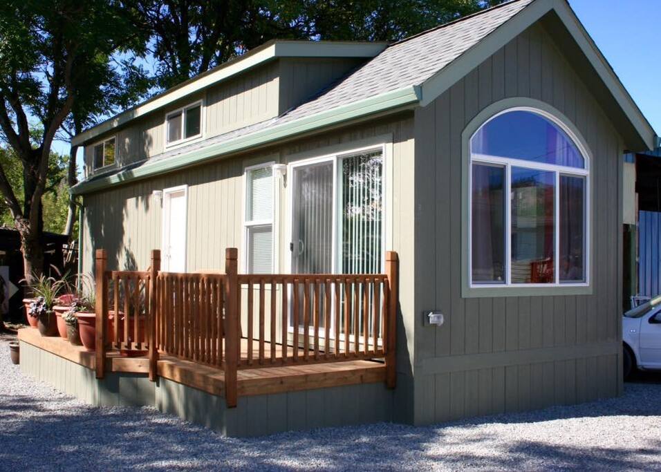 Our guest cottage is located just steps away from our restaurant and Wild West gift boutique