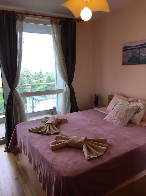 Bedroom and a balcony