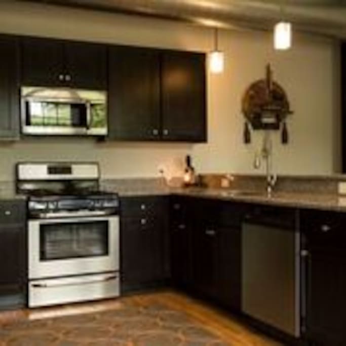 Spacious fully equipped kitchen