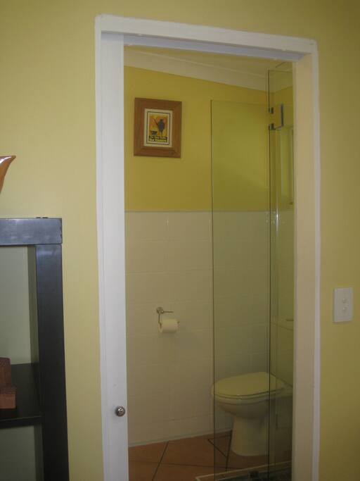 Shower and toilett