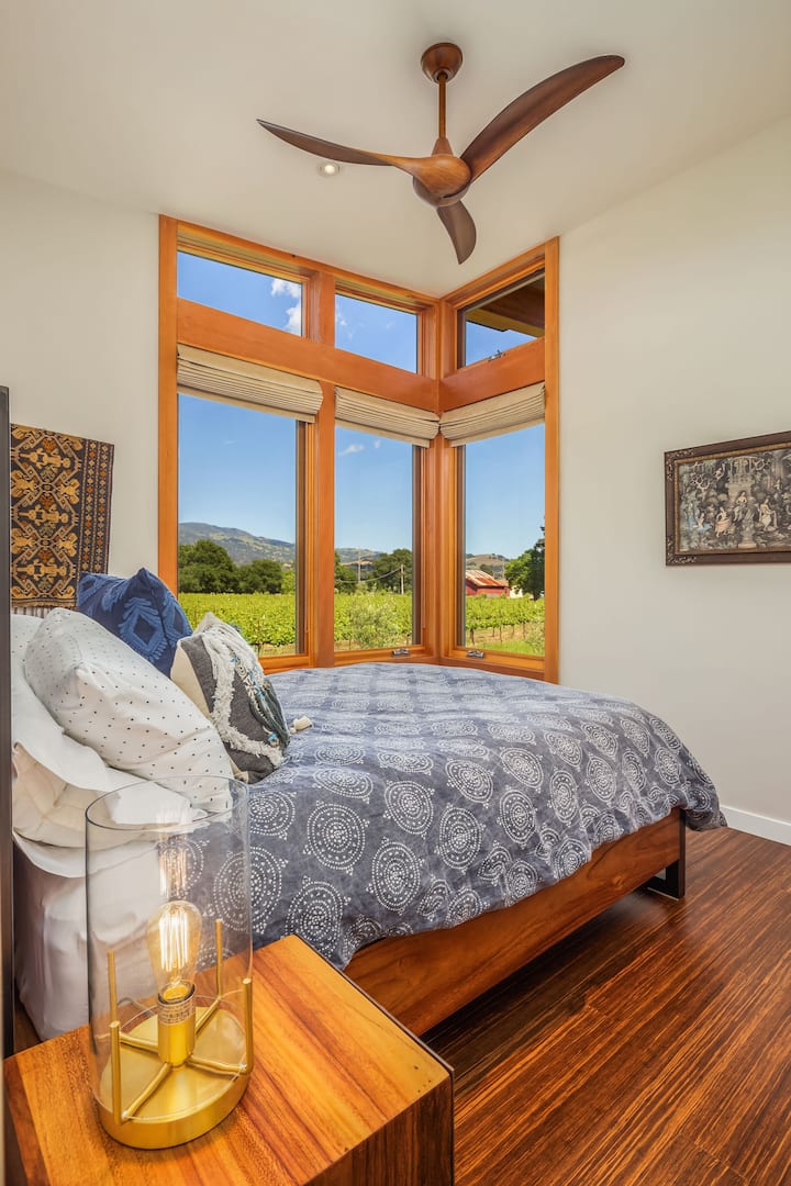 The North-easterly facing bedroom