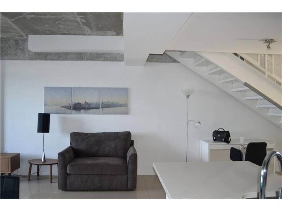 living, dining and office