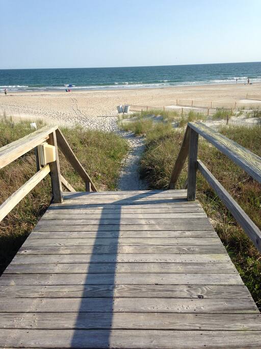You're steps away from the beautiful beach!