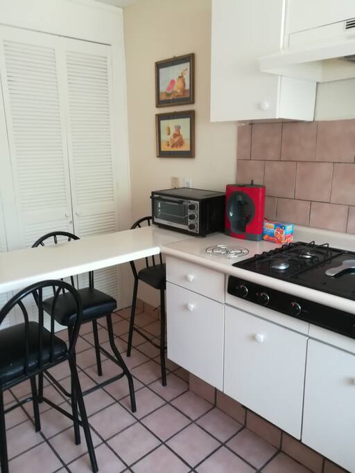 Cocina con barra
