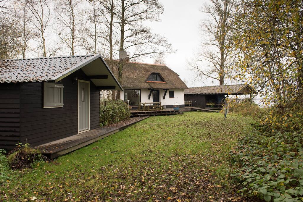 Achterkant van het huis