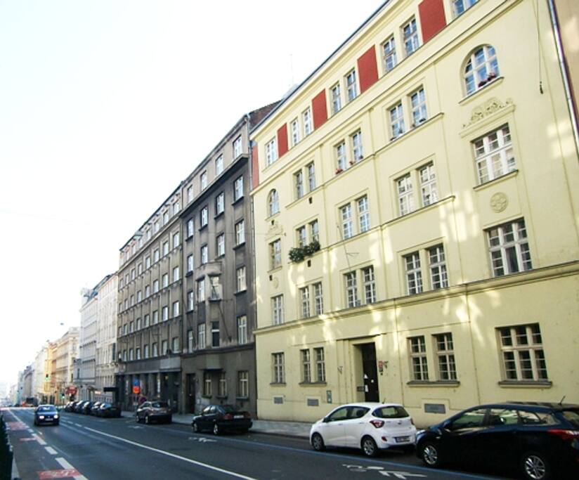 Our flat is situated in the renovated historical building from the 1st half of 20th century