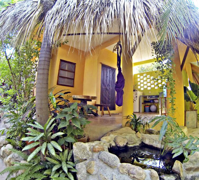 peaceful tropical gardens/ ponds