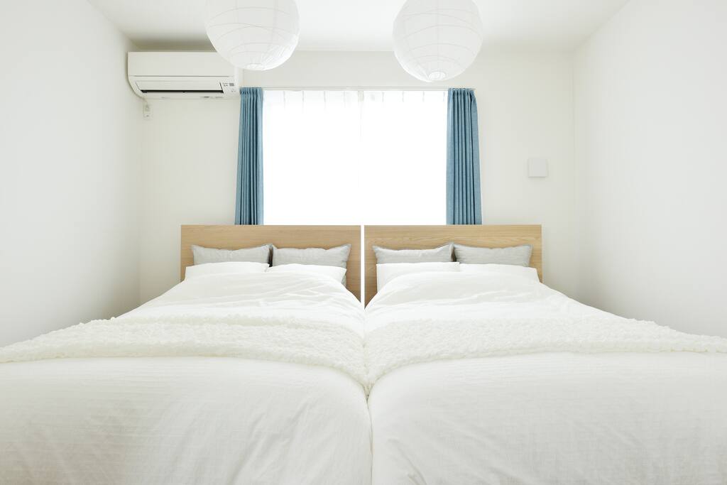 Clean bed.