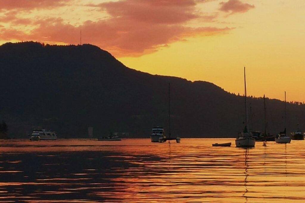 Vacation on the water in a beautiful luxury yacht and environment